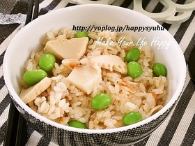 筍と桜エビ・中華風味☆炊き込みご飯