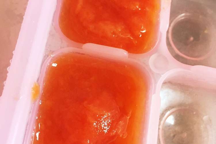 離乳食 中期 皮むき簡単 楽々トマト レシピ 作り方 By Csky クックパッド 簡単おいしいみんなのレシピが360万品
