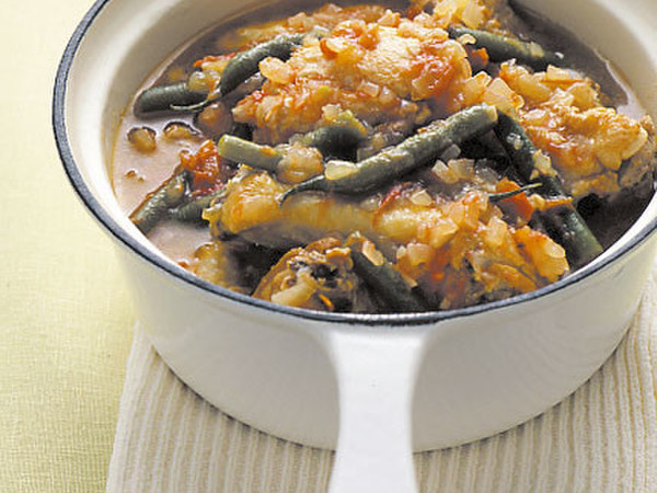 鶏肉の夏野菜煮込み