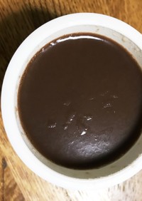 チョコプリン風寒天