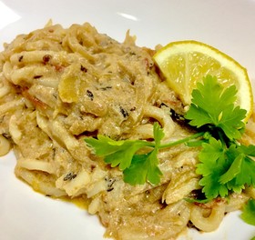 インドカレー風うどん。
