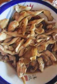 レンジのみ　簡単舞茸の　麺つゆ煮