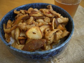 ★豚の辛み焼き丼★