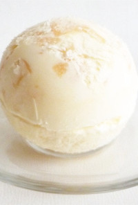白桃アイスクリーム