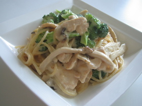きのこたくさん★チーズクリームパスタ