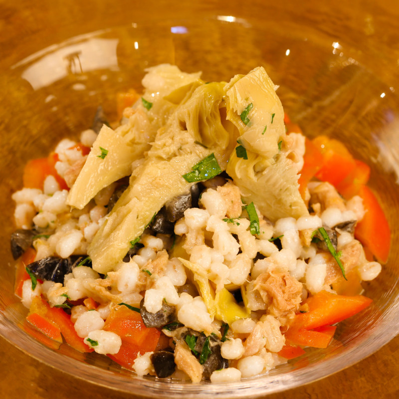 レモンアーティチョークのパスタサラダのレシピ