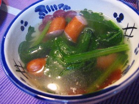 すぐに出来ちゃう!ソーセージスープ!