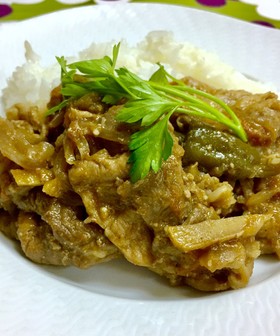 南インド風、ポークカレー。