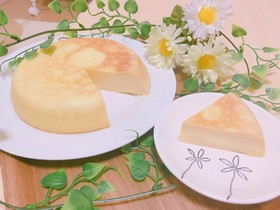 炊飯器で簡単プリンケーキ