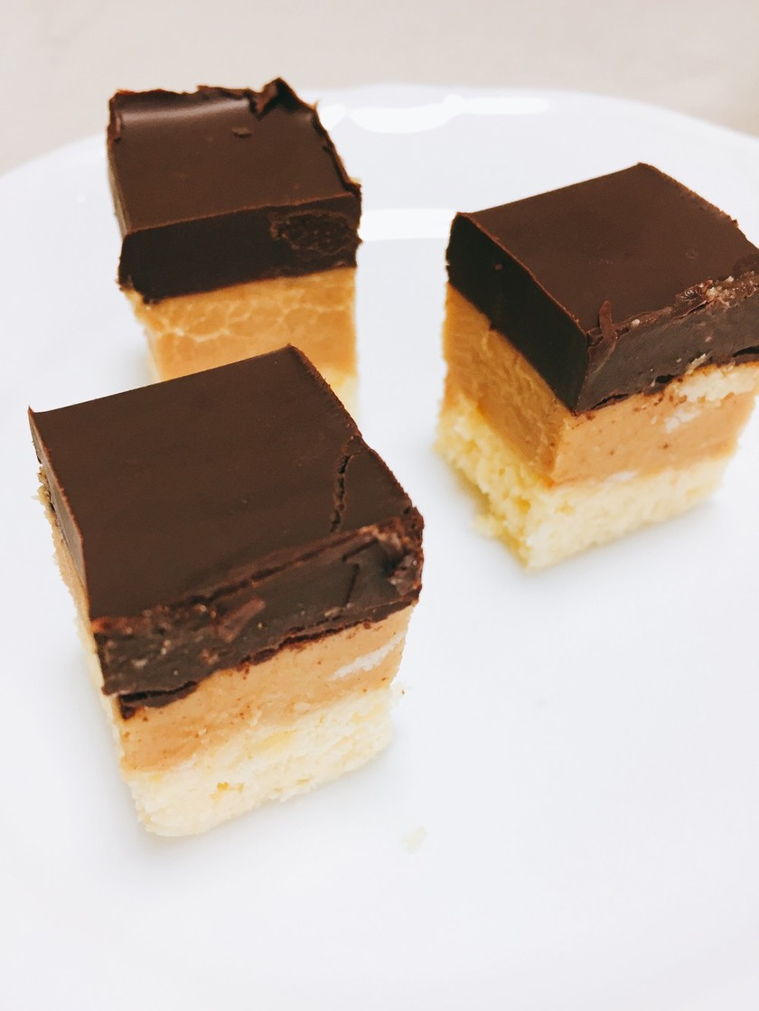 ピーナッツバターチョコレートファッジのレシピ