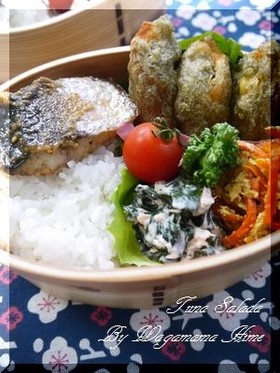 お弁当にも♪簡単☆ワカメとツナのサラダ。