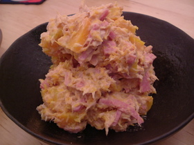 かぼちゃのツナたまサラダ
