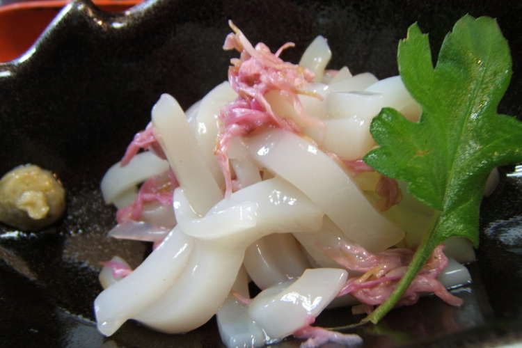 するめいかの菊花和え レシピ 作り方 By しおりのテーマ クックパッド 簡単おいしいみんなのレシピが373万品