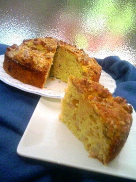 クルミとバナナがゴロゴロ♪の幸せケーキ☆