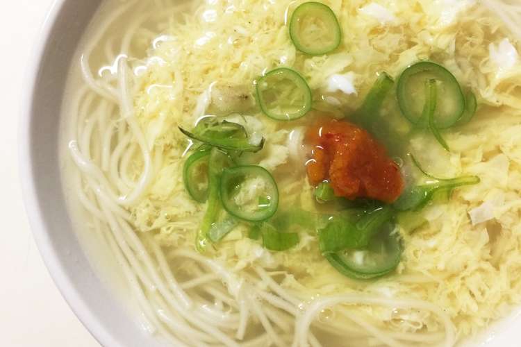 10分で 簡単 朝から食べたいにゅうめん レシピ 作り方 By 異風人 クックパッド