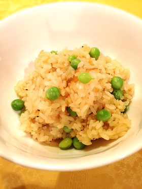 ふんわりバター風味♡春の洋風豆ごはん