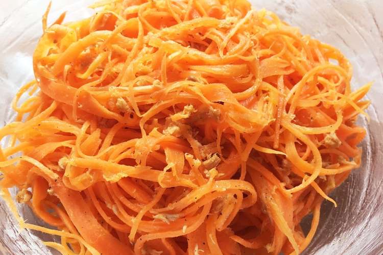 レンジで簡単 人参とツナ缶のサラダ レシピ 作り方 By さくらはうす クックパッド