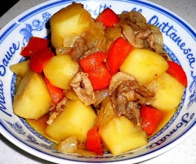 お酒で作る☆肉じゃが