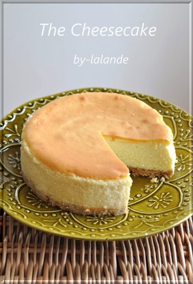 本格*ベイクドチーズケーキ*