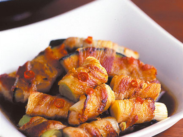 野菜の豚バラ巻き