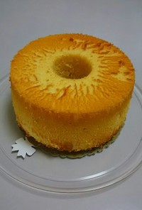 メープル＆オレンジ風味のシフォンケーキ