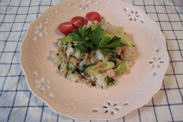 ハーブ料理 イタリアンパセリのチャーハン レシピ 作り方 By Violets クックパッド 簡単おいしいみんなのレシピが360万品