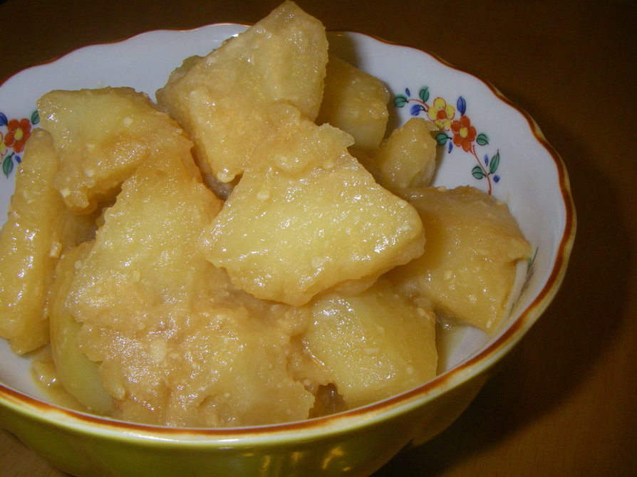 味噌バタ味☆ジャガイモの煮っころがしの画像