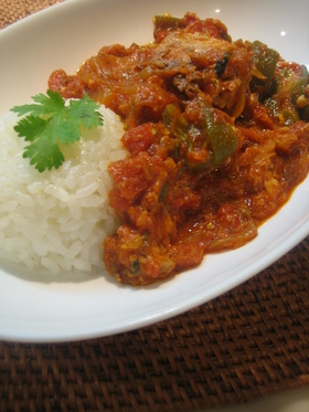 *スリランカ風の鯖カレー*