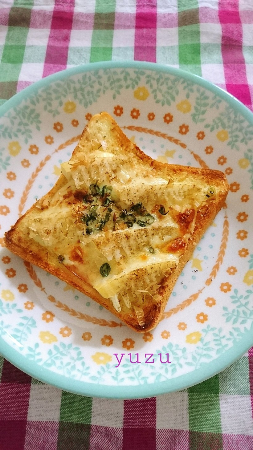 朝食やランチに♪筍とハムのチーズトーストの画像