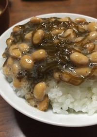 納豆・もずくご飯〜つわり飯〜