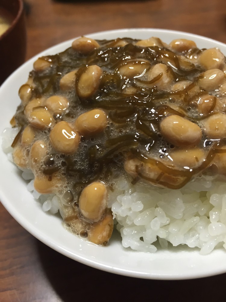 納豆・もずくご飯〜つわり飯〜の画像