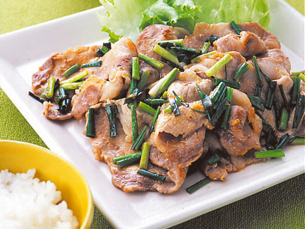 豚肉のしょうが焼き レモン風味