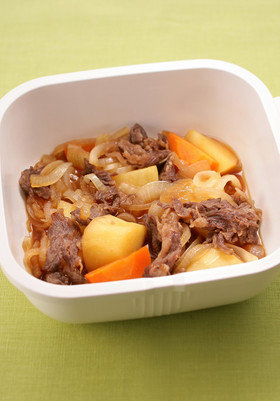煮崩れしない!肉じゃが【レンジで3分】