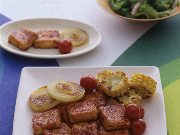 豆腐のバーベキューソテー