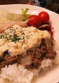 挽き肉南蛮プレート