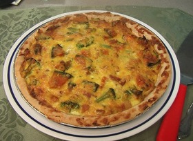 味付け要らず南瓜とブロッコリーのキッシュ