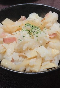 筍の炊き込みご飯 ~バター醤油~ :-)