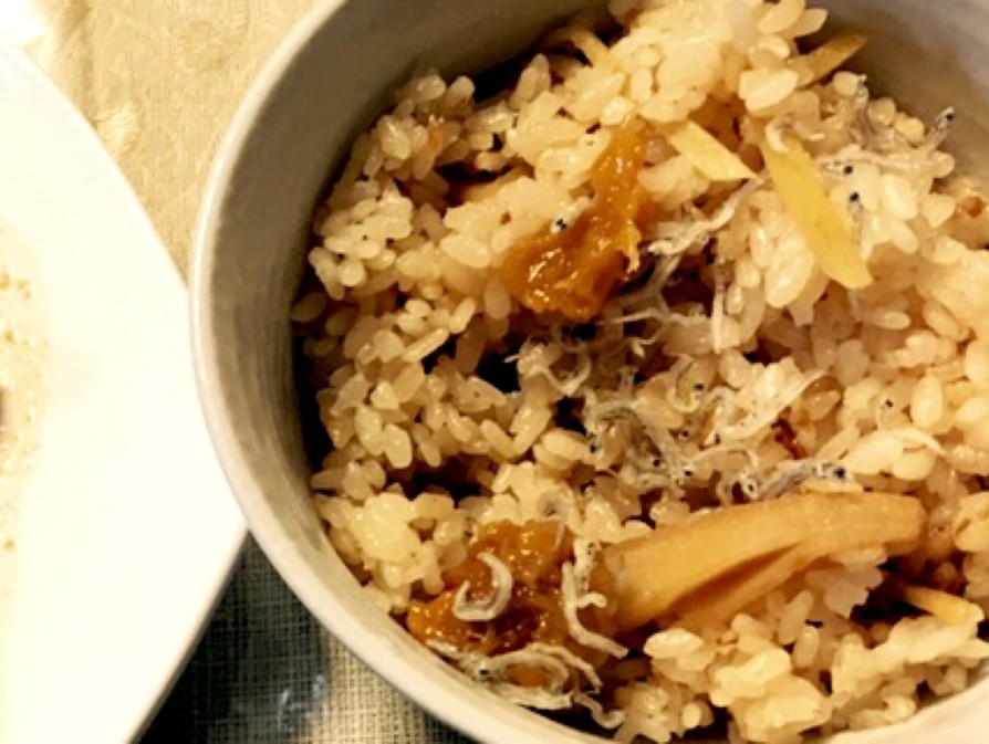 レンコンと生姜の炊き込みご飯☆栄養満点の画像