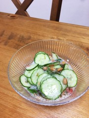 大葉香るもずくと納豆のネバさっぱり酢の物の写真