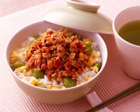 そら豆とくるみごはん