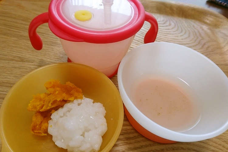 離乳食 初期 レンジで簡単 かぼちゃ レシピ 作り方 By いいとも日和 クックパッド