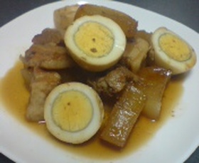 炊飯器とお鍋で豚の角煮