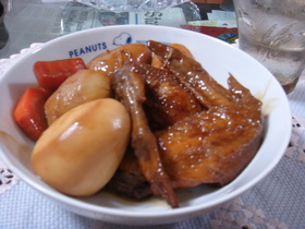 手羽先とさといものさっぱり煮