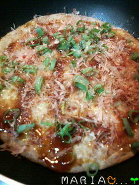 フライパンまかせღ山芋鉄板焼ღ