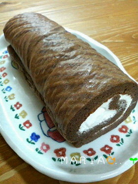 卵黄卵白分けない☆ロールケーキ