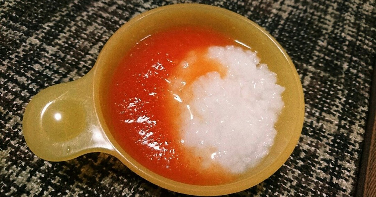 離乳食 初期 レンジで簡単 トマト レシピ 作り方 By いいとも日和 クックパッド