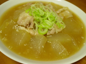 ☆豚バラと冬瓜のオイスターソースの炒め煮