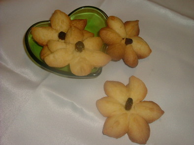 お花*のクッキー　バターサブレ版の写真