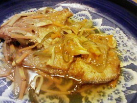 カレイの唐揚げ☆野菜あんかけ