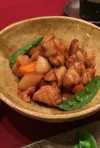 鶏肉と根野菜の甘酢醤油漬け ☆☆☆